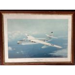 Aviation print 18x13 framed and mounted print titled The Forgotten V Bomber Valliant by the artist