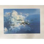 World War II 30x26 print titled Mosquito limited edition 850/850 signed by the artist Frank