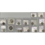 Great Britain Silver Coins. Assorted Condition. Dates Vary from 1811-1898. all coins in individual