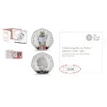 LIMITED EDITION. Royal Mint The Tailor of Gloucester 2018 UK 50p Silver Proof Coin. One of a limited