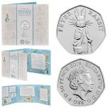 Royal Mint 2019 Peter Rabbit brilliant uncirculated UK 50p coin presentation pack. Another iconic