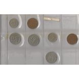 a Middle East Coin Collection, dates unknown as unreadable. From Egypt, Iran, Kuwait, Libya,