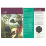 Royal Mint 2018 A Prince's Progress brilliant uncirculated UK £5 coin presentation card. As an