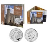 Royal Mint Tower of London Coin Collection brilliant uncirculated 2020 UK £5 coin in The White Tower