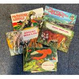 5 x Brooke Bond / PG Tips Cigarette Picture Card Books Complete, Including Asian Wild Life,