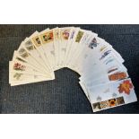 28 Millennium FDC with Various FDI Postmarks, Including Scientists' Tale 1999, Farmers' Tale 1999,