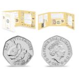 Royal Mint 2018 Mrs Tittlemouse brilliant uncirculated UK 50p coin presentation pack. The only