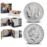 Royal Mint 2018 'To Have and to Hold' Royal Wedding brilliant uncirculated UK £5 coin presentation