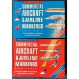 2 Commercial Aircraft & Airline Markings Hardback Books (Hamlyn) with over 200 Colour