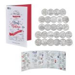 Royal Mint Great British Coin Hunt 2019 'Quintessentially British' 10p Coin Collector Album. This