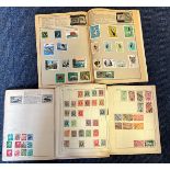 3 Stamp Albums Stanley Gibbons Gay Venture Stamp Album (Approx 350-400 Stamps with a Good