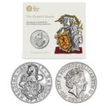 Royal Mint 2017 The Unicorn of Scotland brilliant uncirculated UK £5 coin presentation pack. Part of