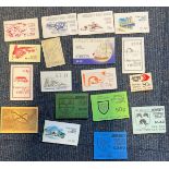 16 Books of Mint Stamps 7 x Guernsey, 5 x Jersey, 1 x Gibraltar, St Kitts, Canada, Australia, plus 3