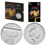 LIMITED EDITION Royal Mint 2020 Music Legends brilliant uncirculated UK £5 Queen coin "A Kind of