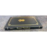 Royal Wedding Hardback Book by Gordon Honeycombe plus 4 Royal Wedding Presentation Packs of Mint