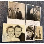 5 Film & TV Signed Photos Various Sizes Including Approx 8 x 6 Harry Worth, Approx 6 x 4 Huel