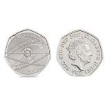 Royal Mint Sir Isaac Newton 2017 UK 50p brilliant uncirculated. Marked the 375th anniversary of