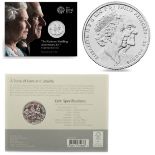 LIMITED EDITION Royal Mint Platinum Wedding 2017 UK Fine Silver UK £20 Coin. One of a Limited
