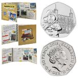Royal Mint Paddington™ at The Tower 2019 brilliant uncirculated UK 50p coin presentation pack.