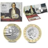 Royal Mint 'Voyage of Discovery' presentation pack (from a set of 3) marking 250th Anniversary of