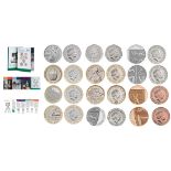 Royal Mint United Kingdom 2019 Annual Brilliant Uncirculated Coin Set. Complete set of definitive