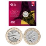 Royal Mint presentation pack from the Royal Air Force Centenary 2018 Collection: Features A Powerful