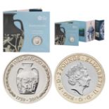 Royal Mint Wedgwood 'Craftmanship through Time' presentation pack featuring Wedgwood 260th