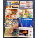 8 x Brooke Bond/PG Tips Picture Card Books Part complete, Including Olympic Challenge 1992, The Race