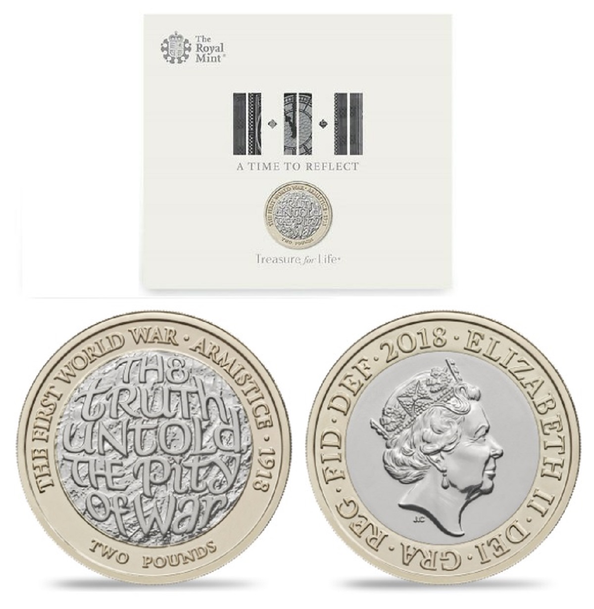 Royal Mint Armistice 2018 A Time To Reflect Big Ben presentation pack featuring brilliant,