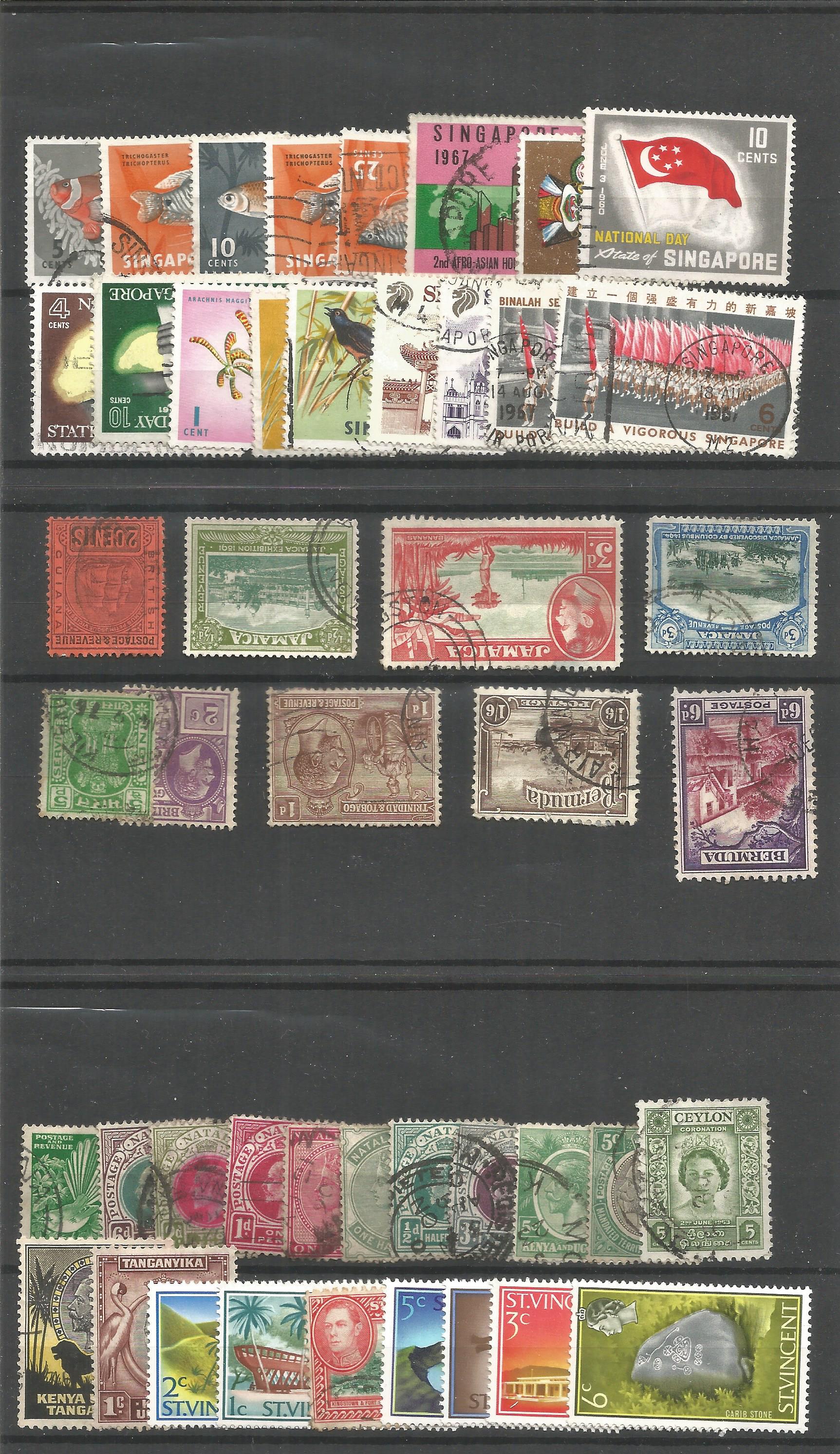 World stamp collection on 6 stockcards and 10 album pages. Quantity of BCW. Good condition. We - Image 2 of 2