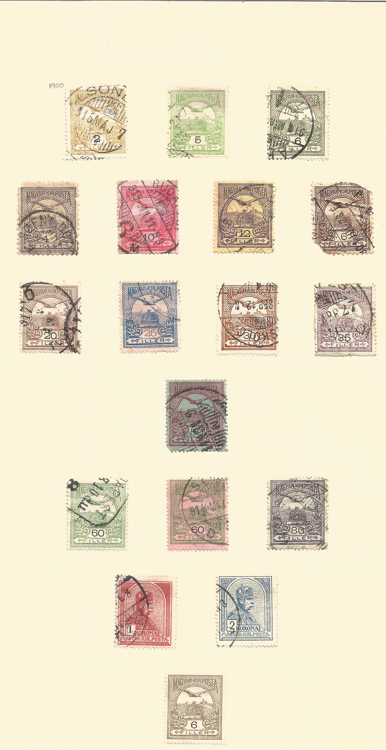 Hungarian stamp collection on 9 pages. Good condition. We combine postage on multiple winning lots - Image 2 of 3