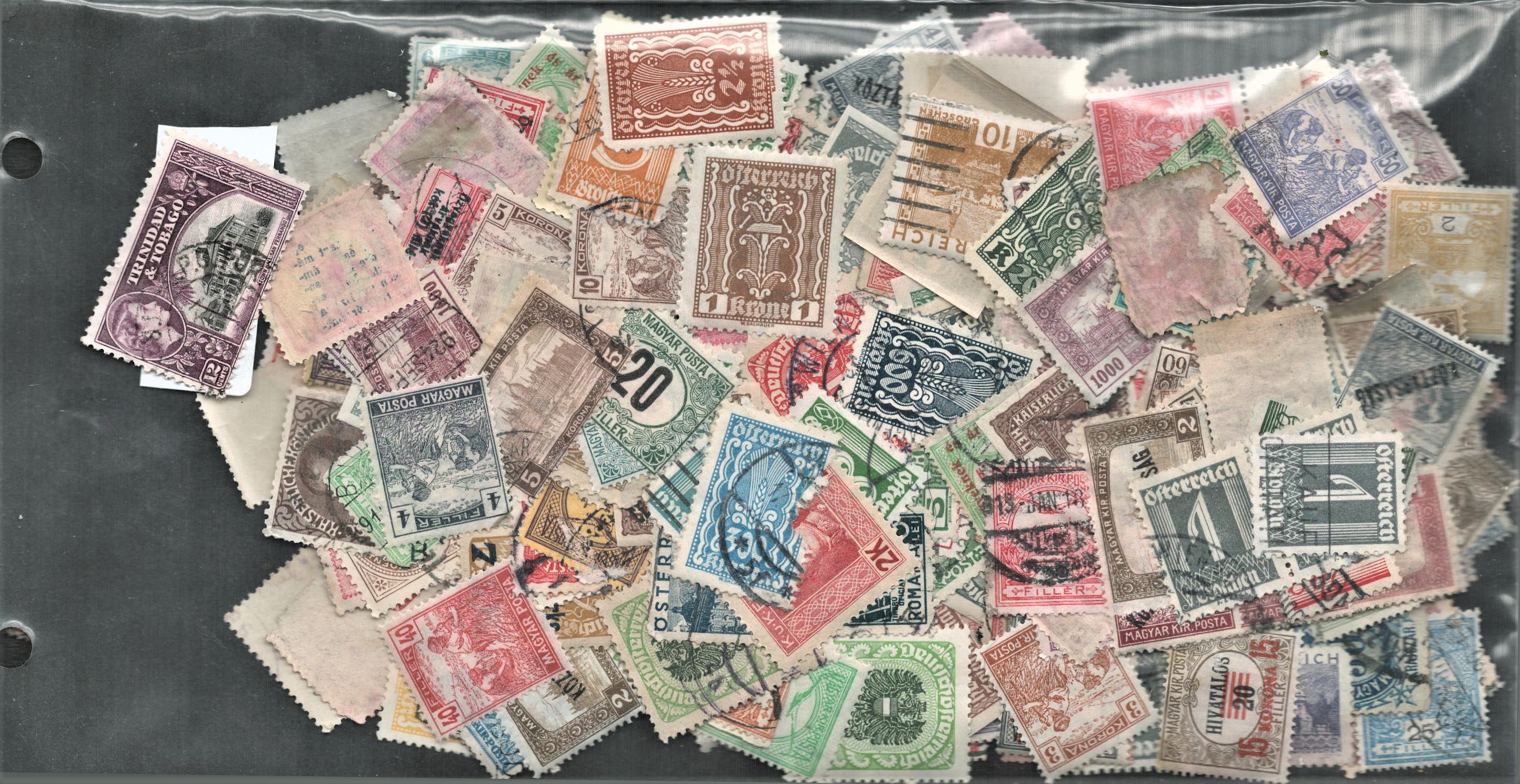 Austria and Hungary loose stamp collection. Good condition. We combine postage on multiple winning