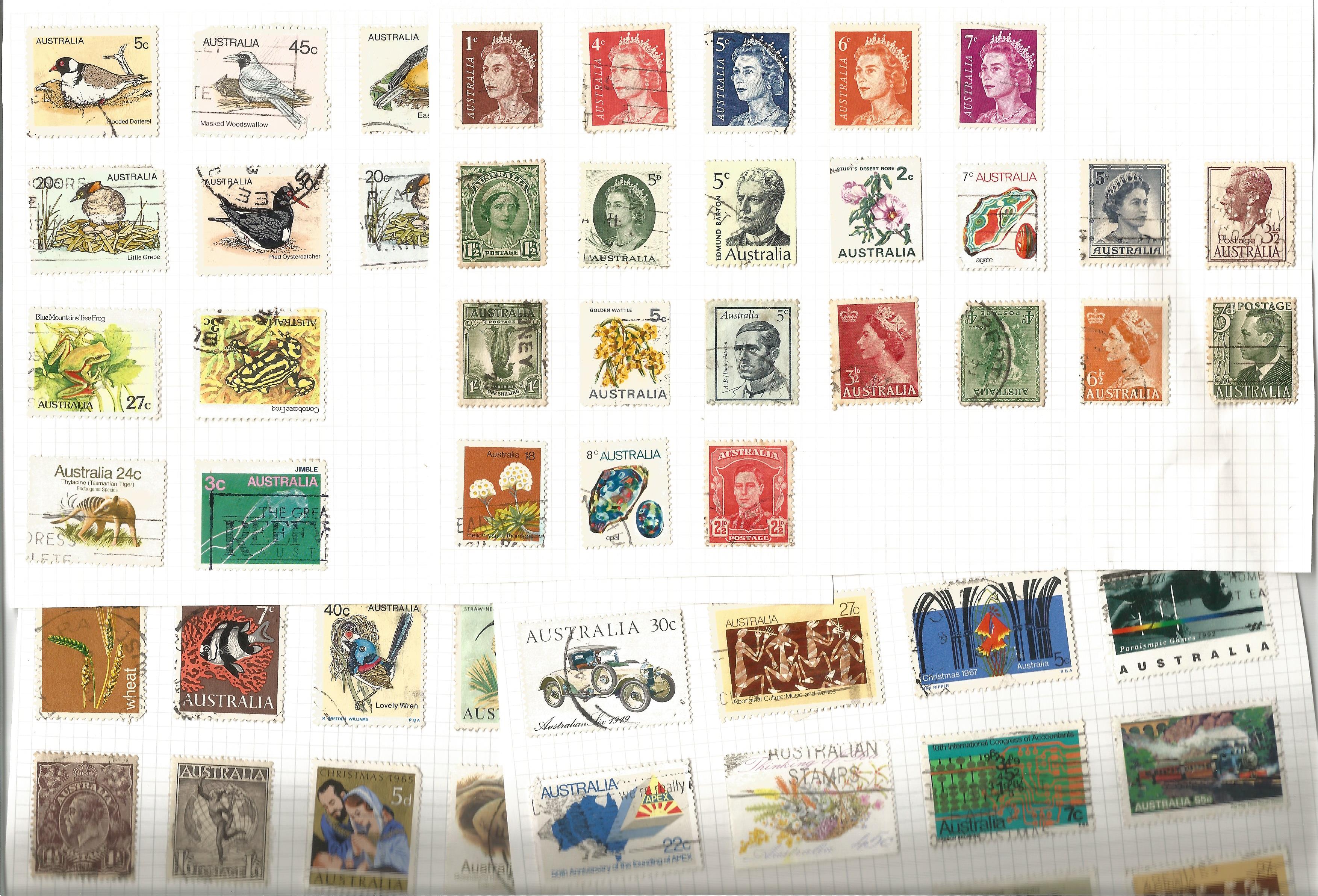 Australian stamp collection on 14 loose album pages. Good condition. We combine postage on - Image 2 of 2