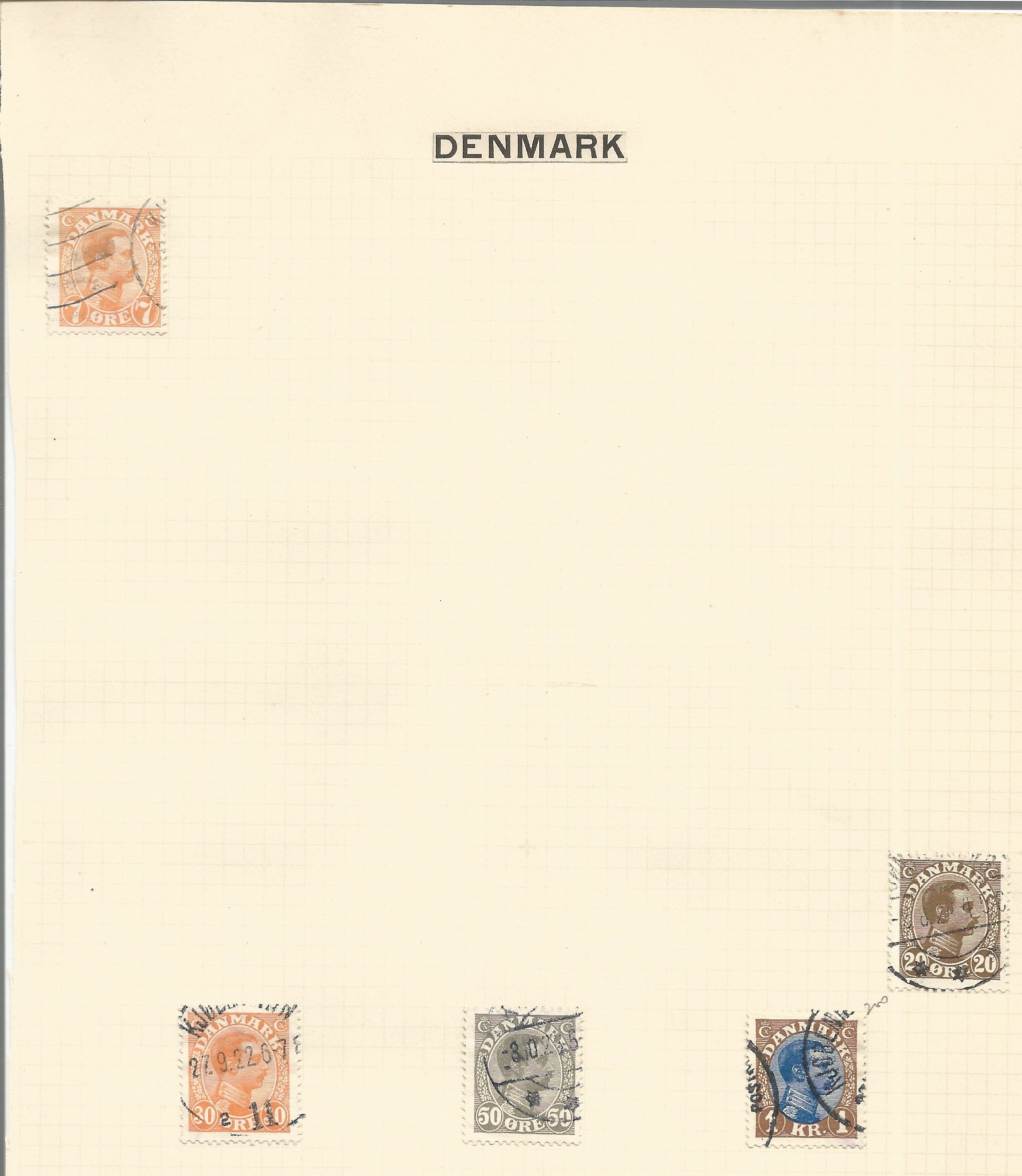 Danish stamp collection on album pages. Good condition. We combine postage on multiple winning