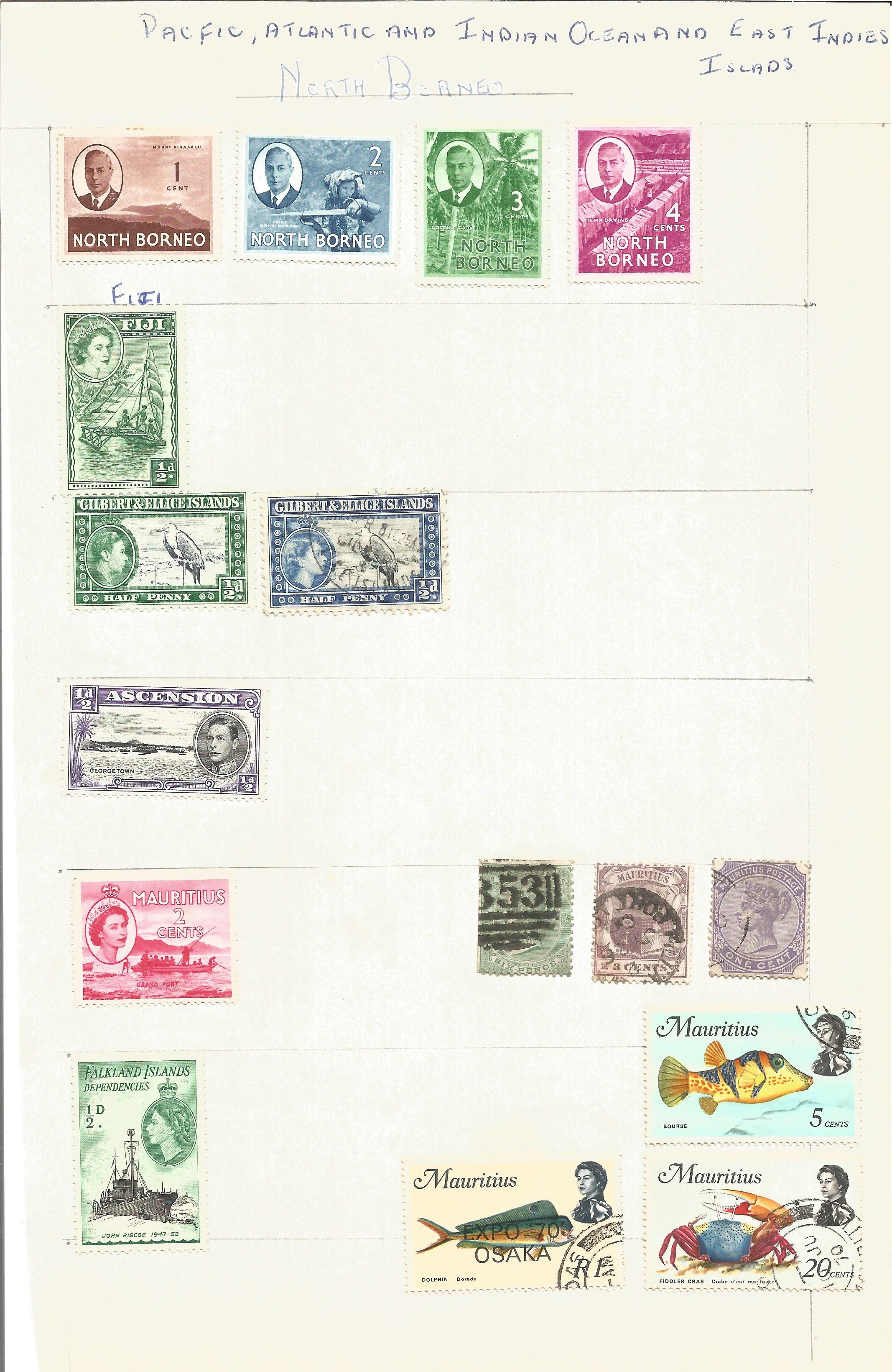 World stamp collection on 20 album pages. Includes Singapore, BCW, Monaco, India, S Rhodesia, San - Image 2 of 5