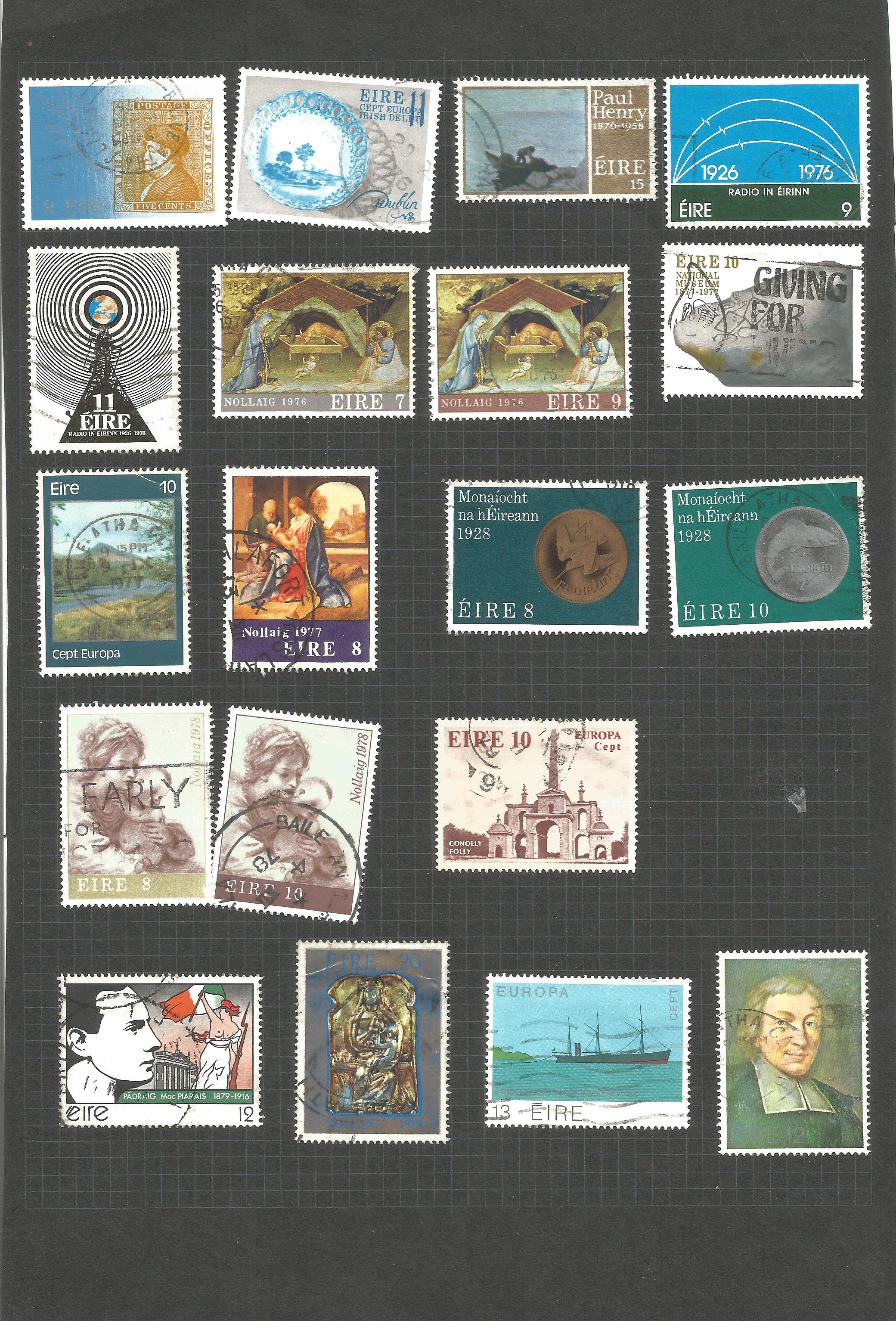Paraguay, Egypt and Ireland stamps on 7 pages. Good condition. We combine postage on multiple - Image 2 of 3