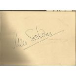 Ann Southern signed 6x4 album page. Ann Sothern (born Harriette Arlene Lake; January 22, 1909 -