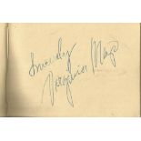 Virginia Mayo signed 6x4 album page. Virginia Mayo (born Virginia Clara Jones; November 30, 1920 -