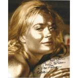 Shirley Eaton signed 10x8 colour photo pictured in her iconic role as Jill Masterson in the Bond