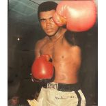 Muhammad Ali signed 18x16 colour photo. Muhammad Ali ( born Cassius Marcellus Clay Jr. ; January 17,
