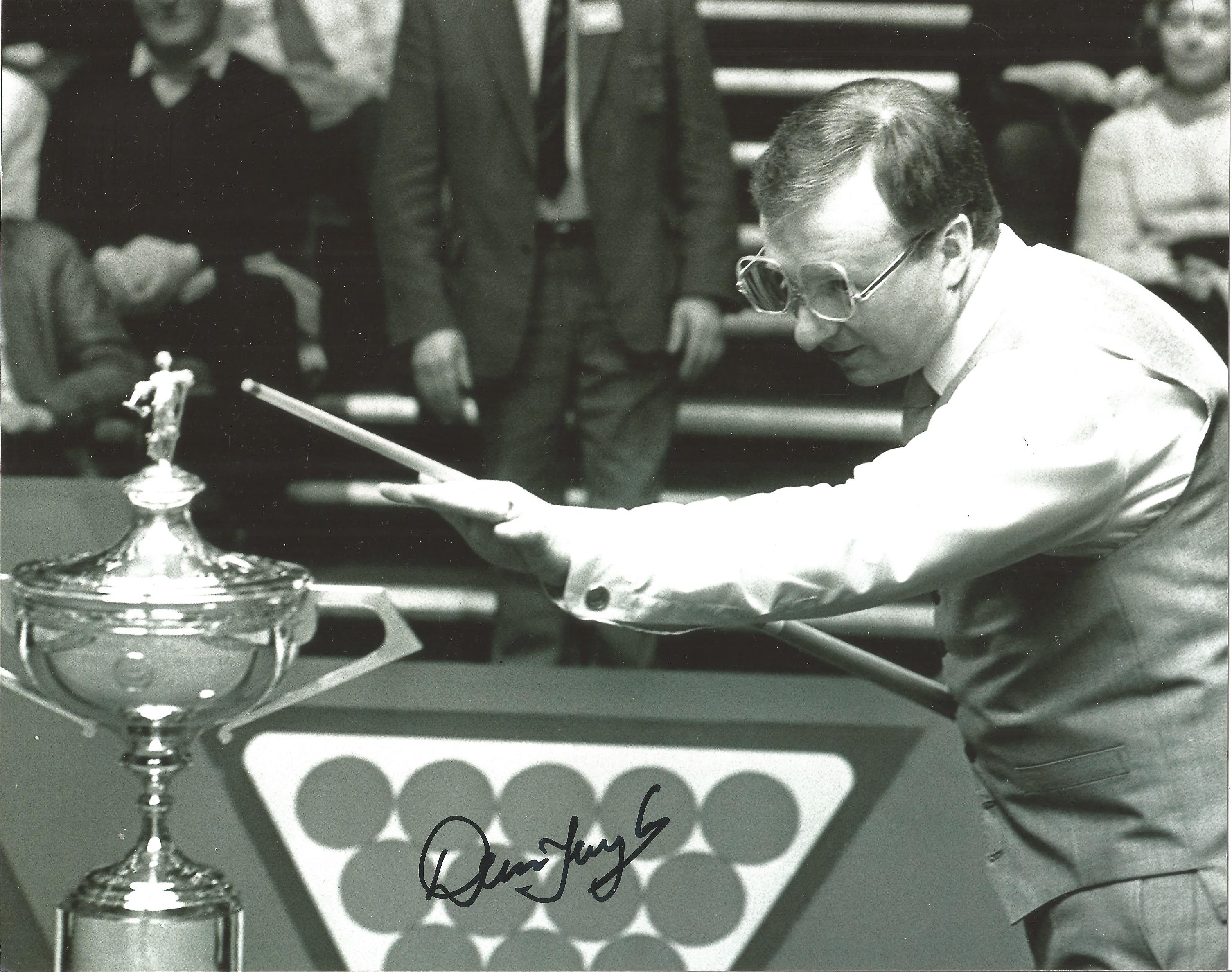 Snooker Dennis Taylor signed 10x8 black and white photo. Good Condition. All autographs are