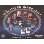 Astronaut Hank Hartsfield signed Kennedy Space Centre colour 10x8 poster celebrating the legacy of