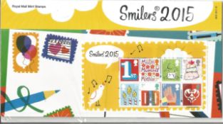 GB mint stamps Presentation Pack no M23 Smilers 2015. Good condition. We combine postage on multiple