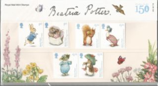 GB mint stamps Presentation Pack no 529 Beatrix Potter 2016. Good condition. We combine postage on