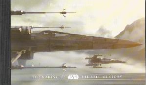 GB mint stamps Prestige Pack The making of Star Wars the British story, complete. Good condition. We