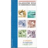 GB mint stamps Presentation Pack no 500 Glasgow 2014 XX Commonwealth Games 2014. Good condition.