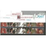 GB mint stamps Presentation Pack no 225 Happy & Glorious the 40th Anniversary of the Accession 1992.