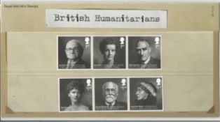 GB mint stamps Presentation Pack no 523 British Humanitarians 2016. Good condition. We combine