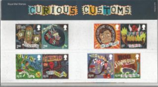 GB mint stamps Presentation Pack no 573 Curious Customs 2019. Good condition. We combine postage