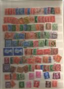 GB Stamps used and unused Clearview Stamp Album with 15 hardback pages 10 rows on each side,